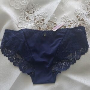 NWT, Size S, Elegant Navy Lace Women's Panties